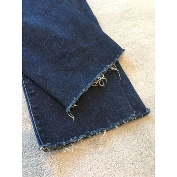 Women's Citizens of Humanity Agnes Mid Rise Slim Straight Jeans Blue 29x25 - Picture 11 of 12